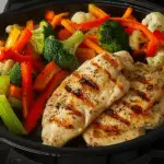 Grilled Chicken with Steamed Vegetables
