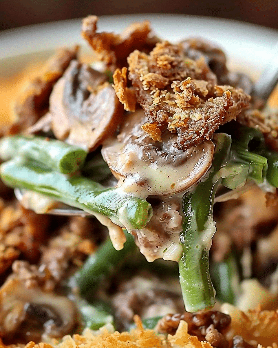 Hamburger Green Bean Casserole