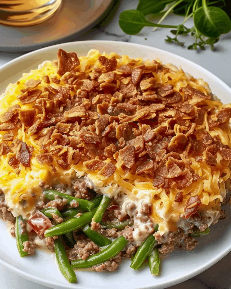 Hamburger Green Bean Casserole