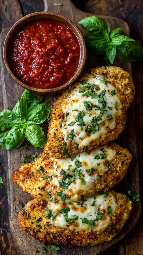 Healthy Baked Chicken Parmesan for Clean Eating Soul Food