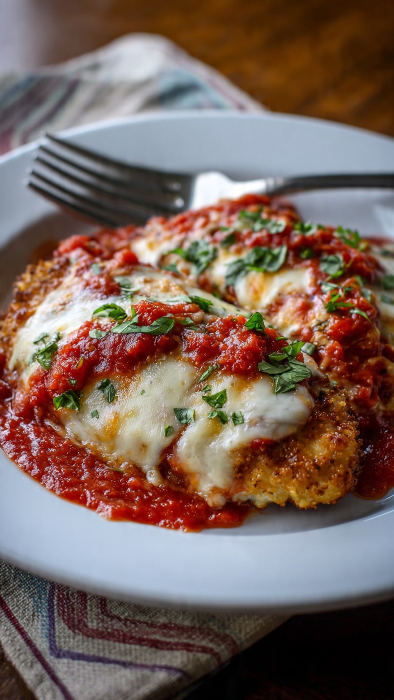 Healthy Baked Chicken Parmesan for Clean Eating Soul Food