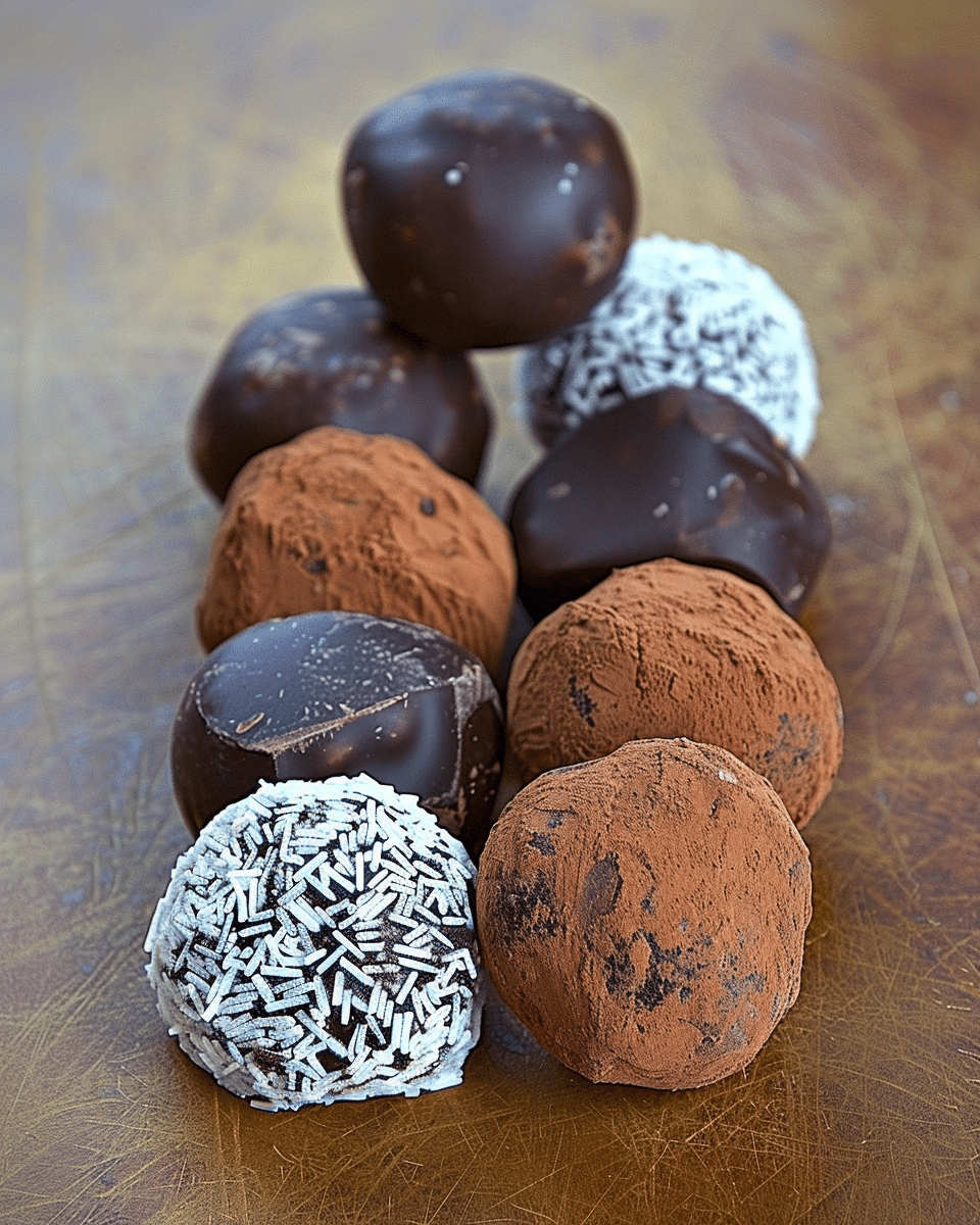 Healthy Chocolate Date Truffles