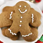 Healthy Gingerbread Cookies (No Eggs, No Refined Sugar)