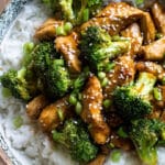 Honey Garlic Chicken with Broccoli
