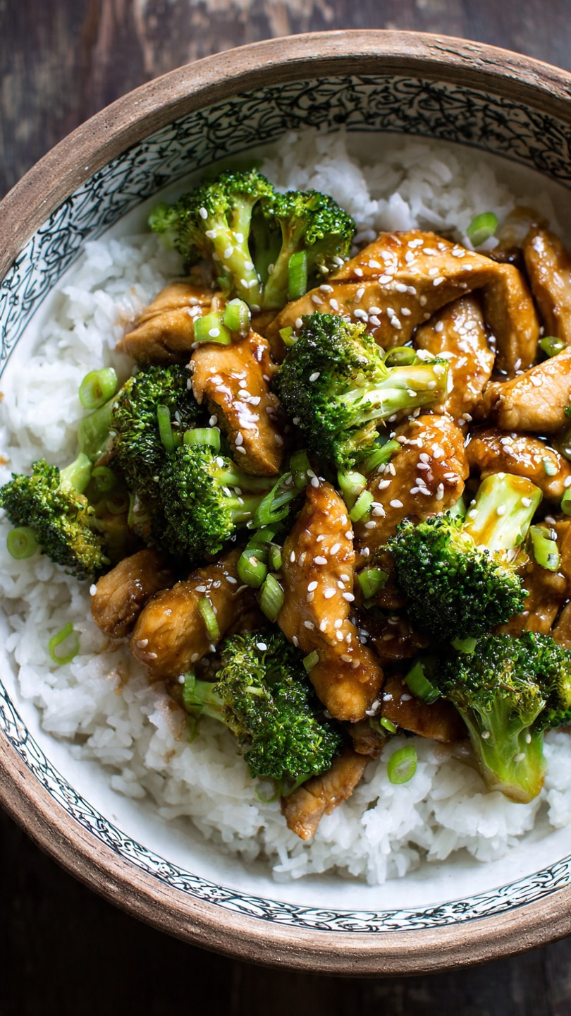 Honey Garlic Chicken with Broccoli
