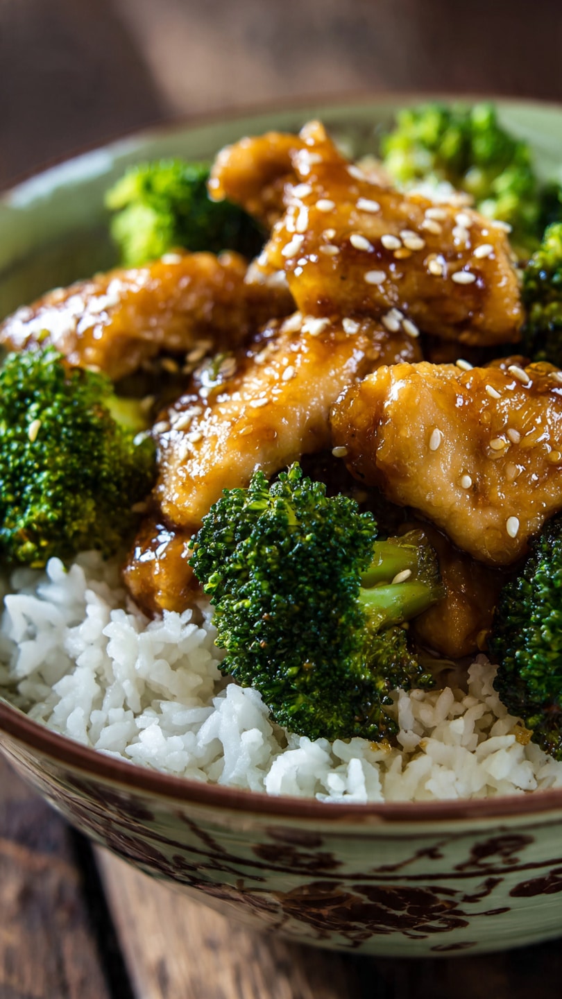 Honey Garlic Chicken with Broccoli