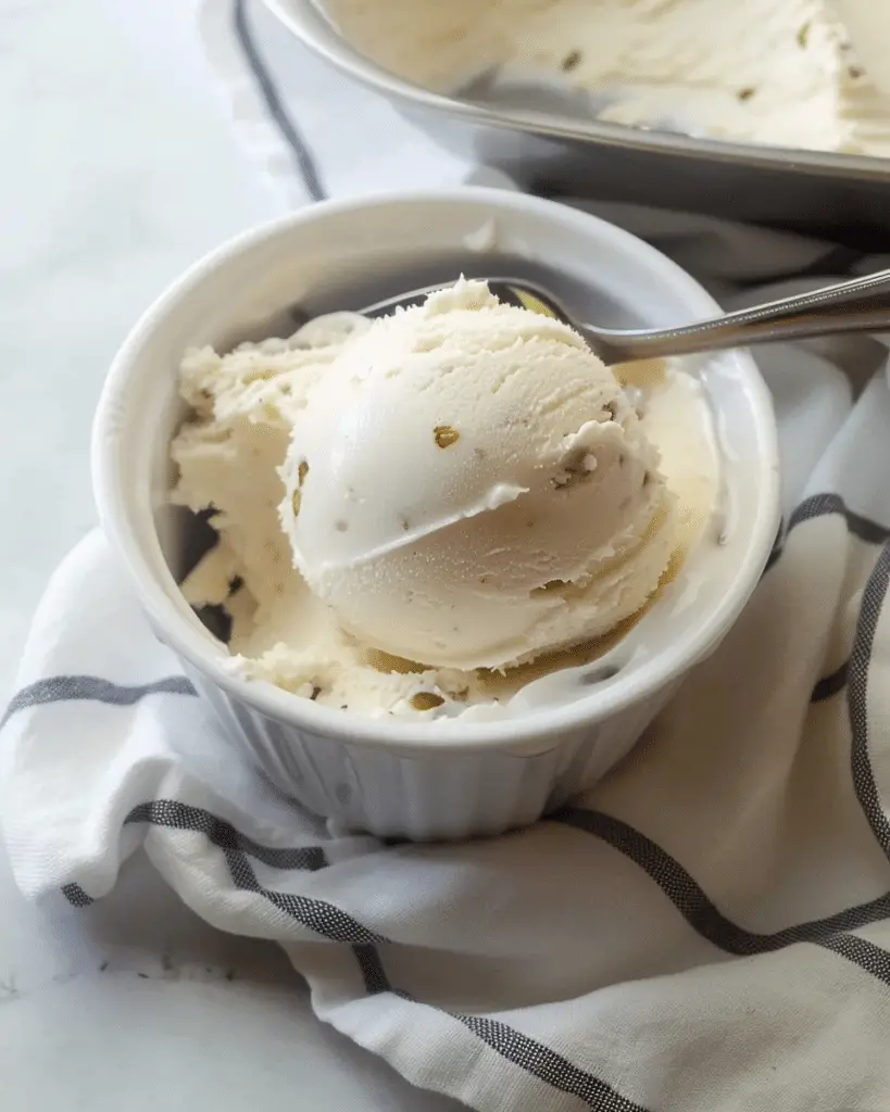 Honey Ice Cream with Pistachios