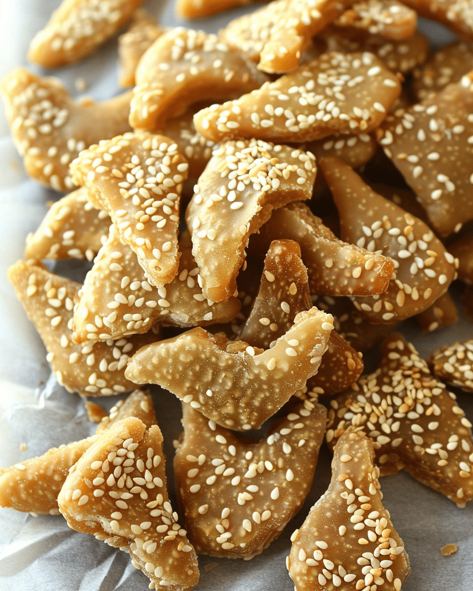 Honey Sesame Brittle