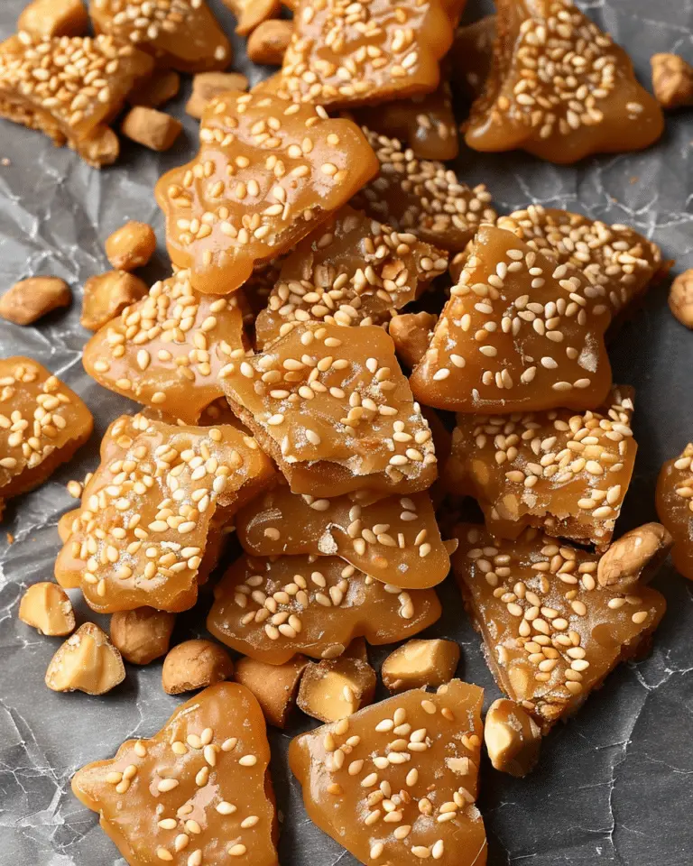 Honey Sesame Brittle