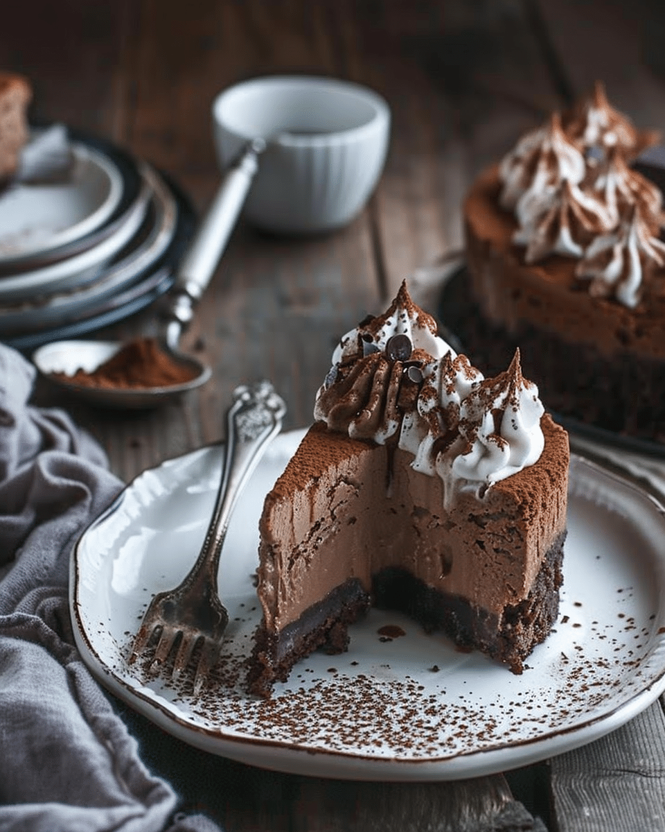 Hot Chocolate Brownie Cheesecake