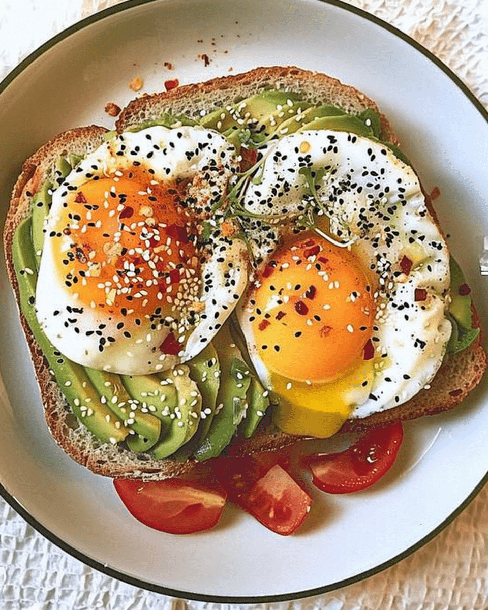 Jammy Egg Avocado Toast Dream Plate
