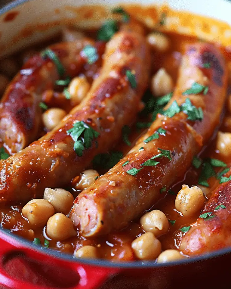 Kielbasa, Chickpea and Tomato Ragout
