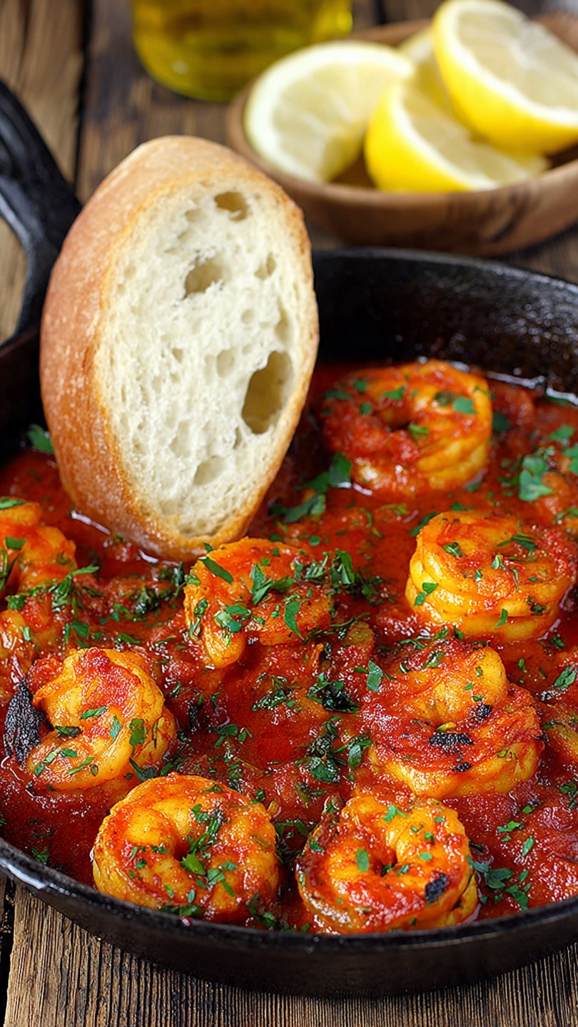 Lemon Herb Shrimp and Veggie Skillet