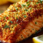 Lemon Panko-Crusted Salmon