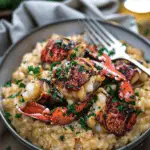 Lemon Butter Lobster Risotto