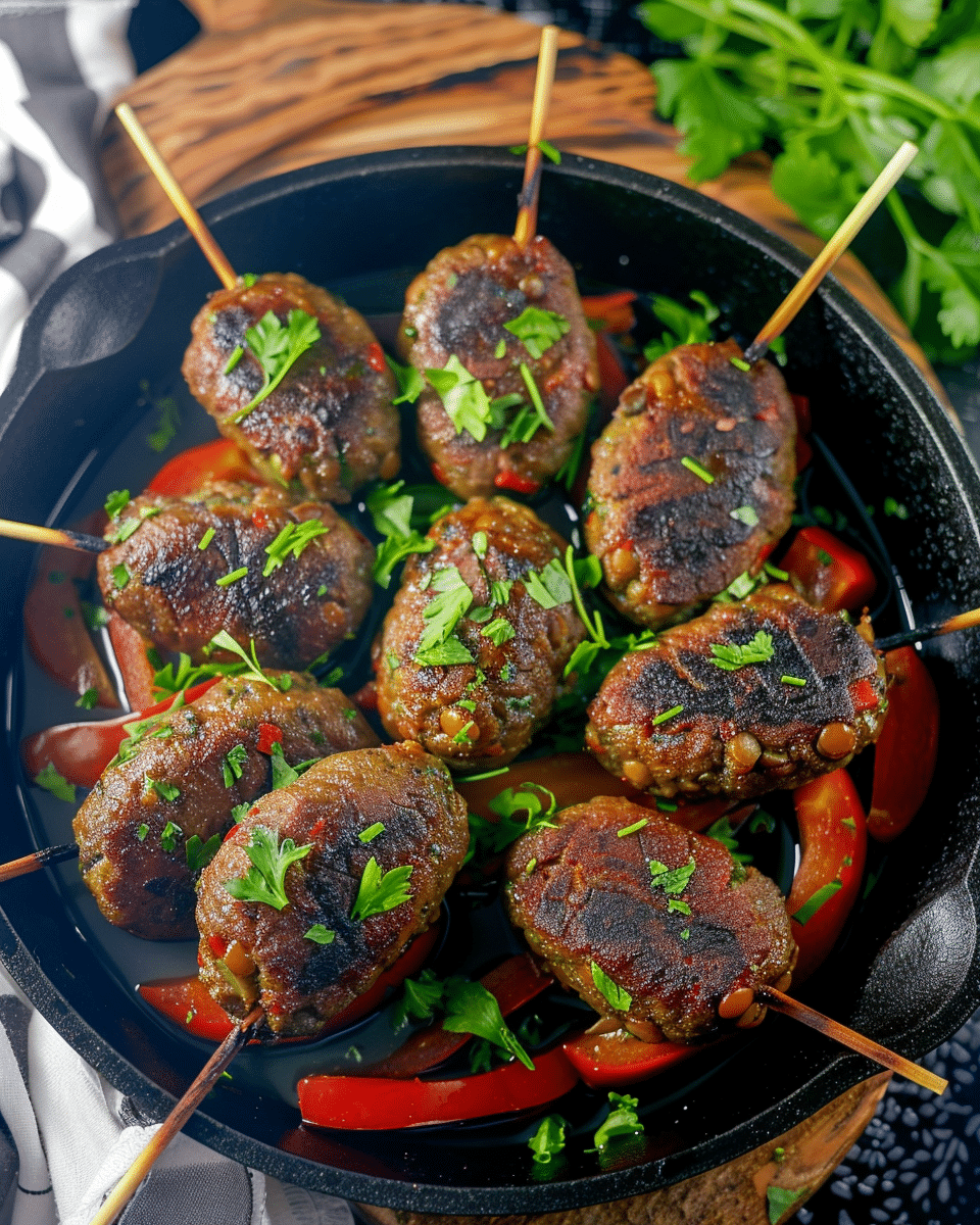 Lentil & Vegetable Kefta (Vegan, Grain-Free, High-Protein)