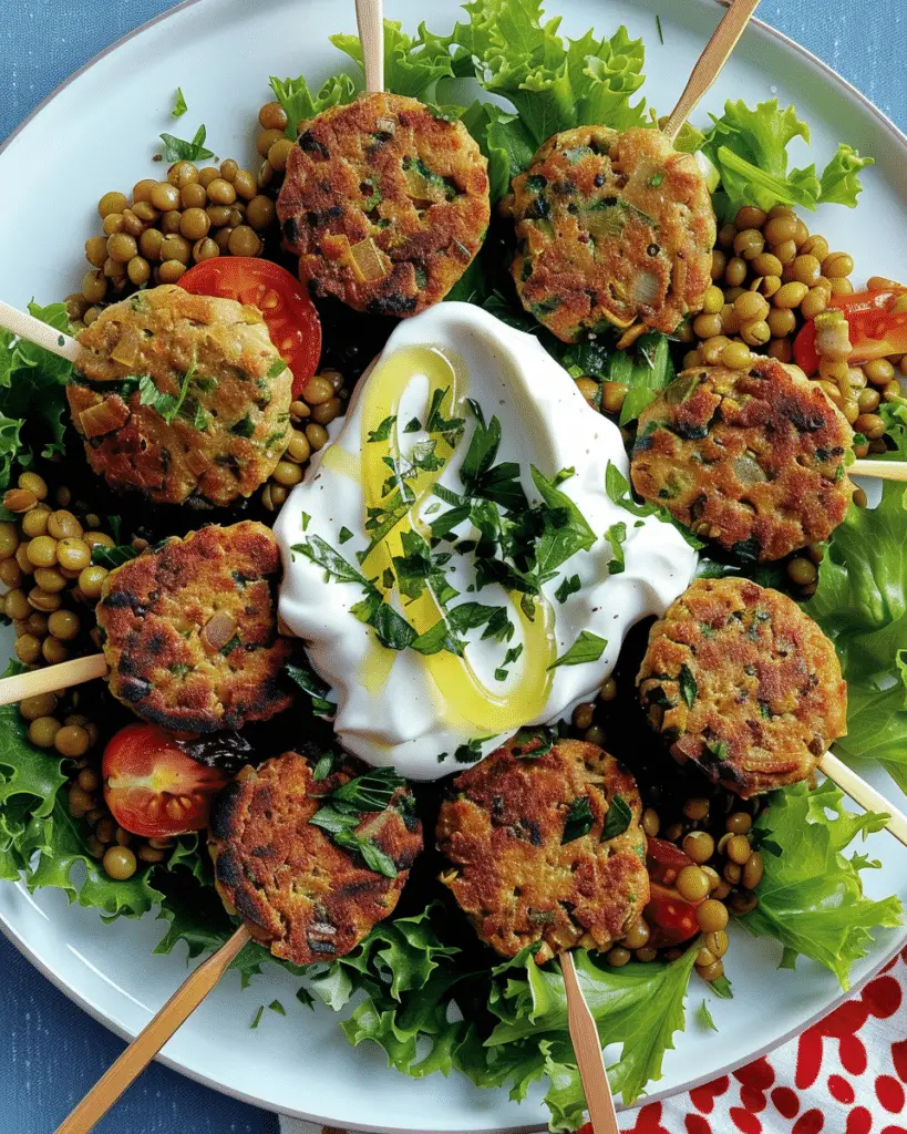 Lentil & Vegetable Kefta (Vegan, Grain-Free, High-Protein)