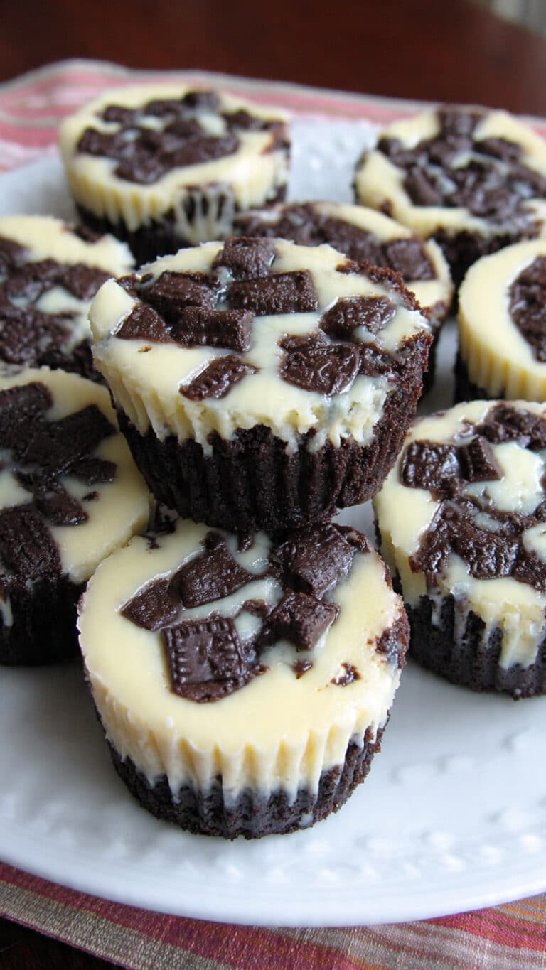 The Best Loaded Brownie Cheesecake Cups