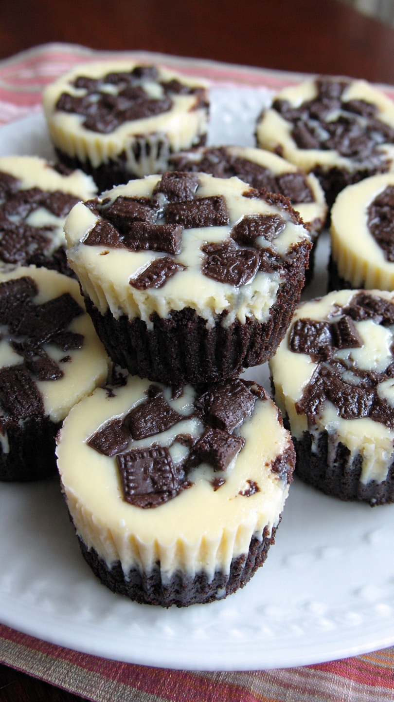 The Best Loaded Brownie Cheesecake Cups