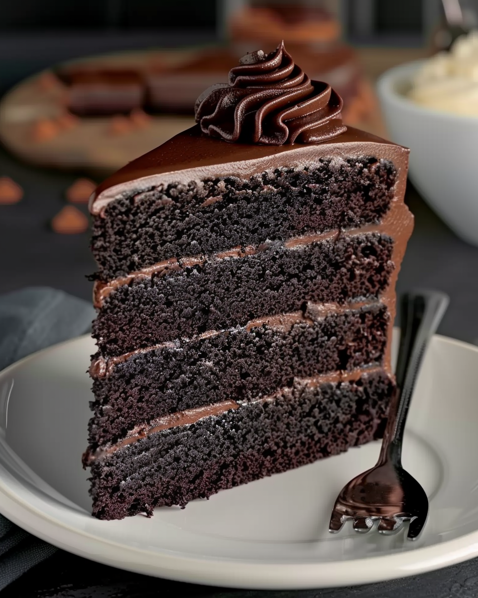 Luxurious Black Velvet Cake