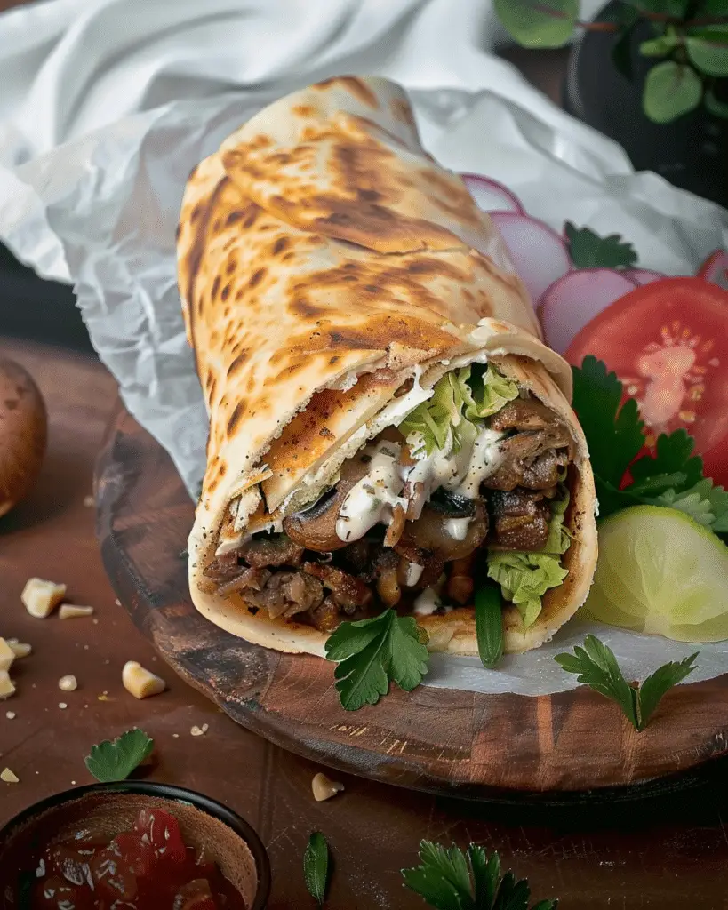 Mushroom Shawarma