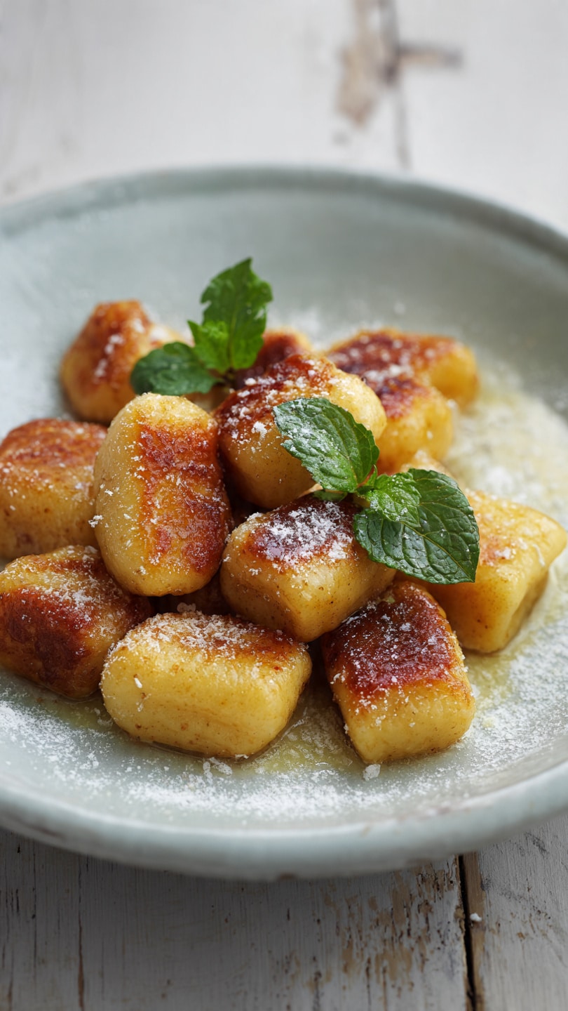 Crispy Pan Fried Gnocchi with Brown Butter
