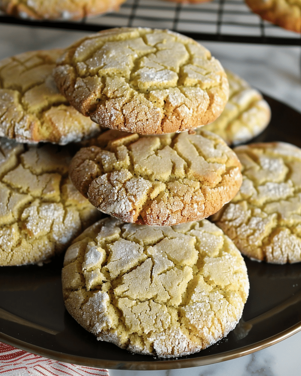 Olive Oil Crinkle Cookies