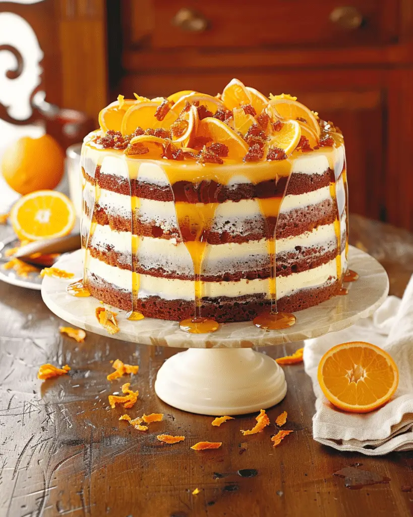 Orange and Honey Blossom Cake