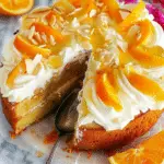 Orange Blossom Semolina Cake with Honey Spiced Yoghurt