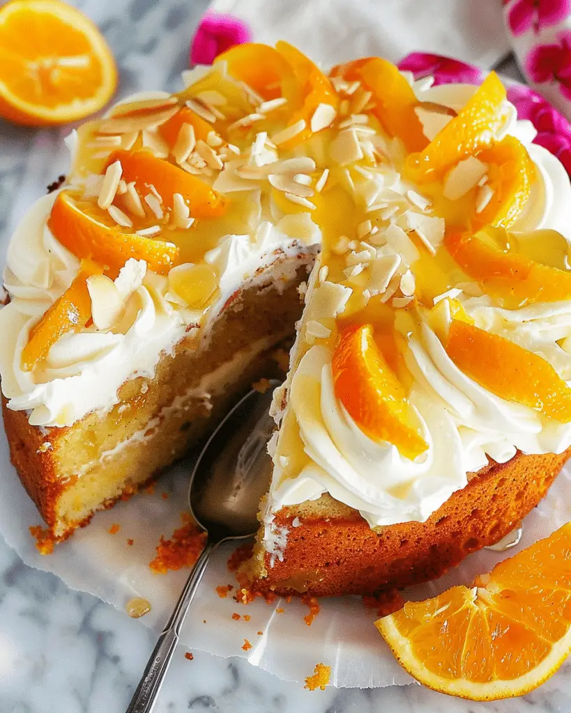 Orange Blossom Semolina Cake with Honey Spiced Yoghurt