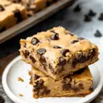 Paleo Chocolate Chip Tahini Blondies