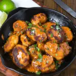 Pan Fried Curry Ricotta Gnocchi in Chile Lime Brown Butter Sauce