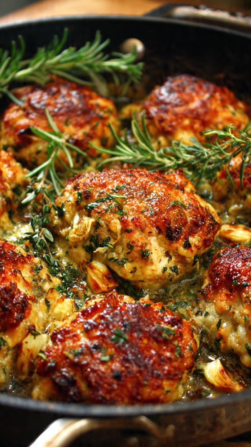 Parmesan Crusted Chicken Garlic