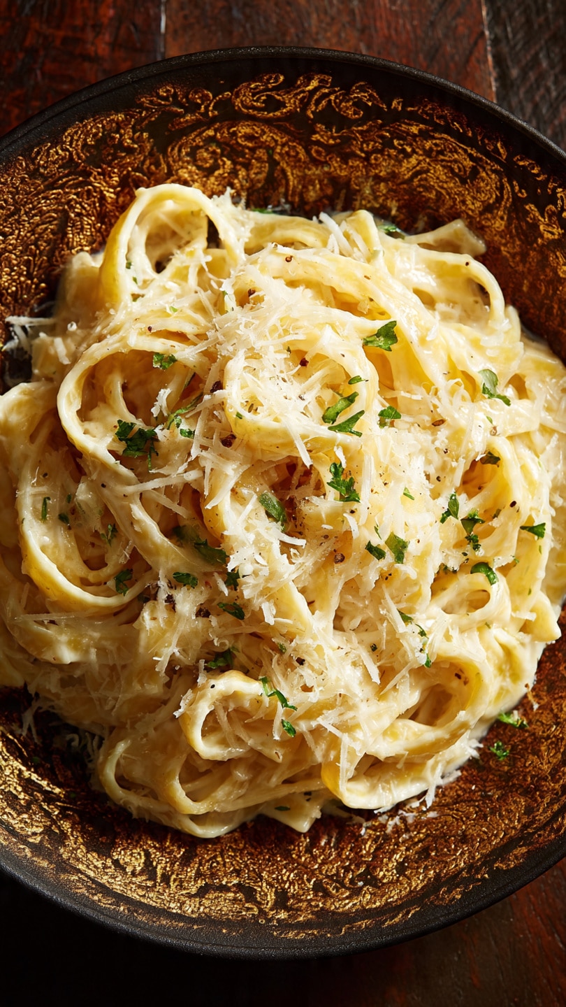 Pasta with Preserved Lemon Alfredo