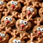 Peanut Butter Reindeer Cookies