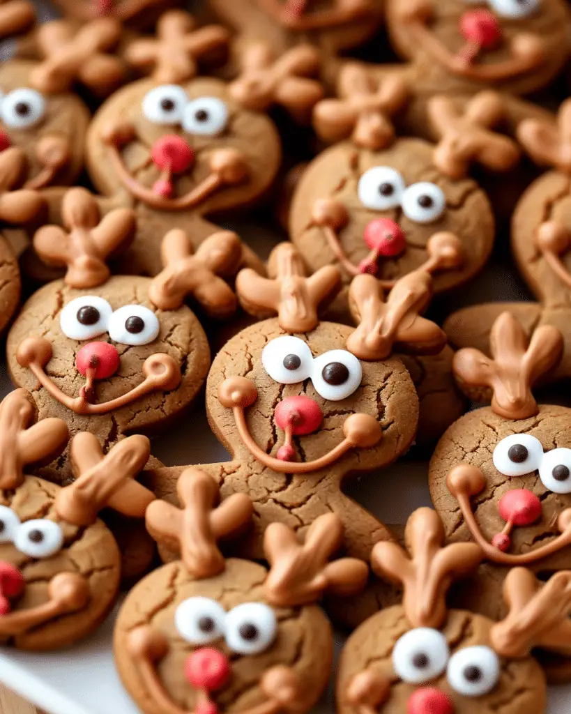 Peanut Butter Reindeer Cookies
