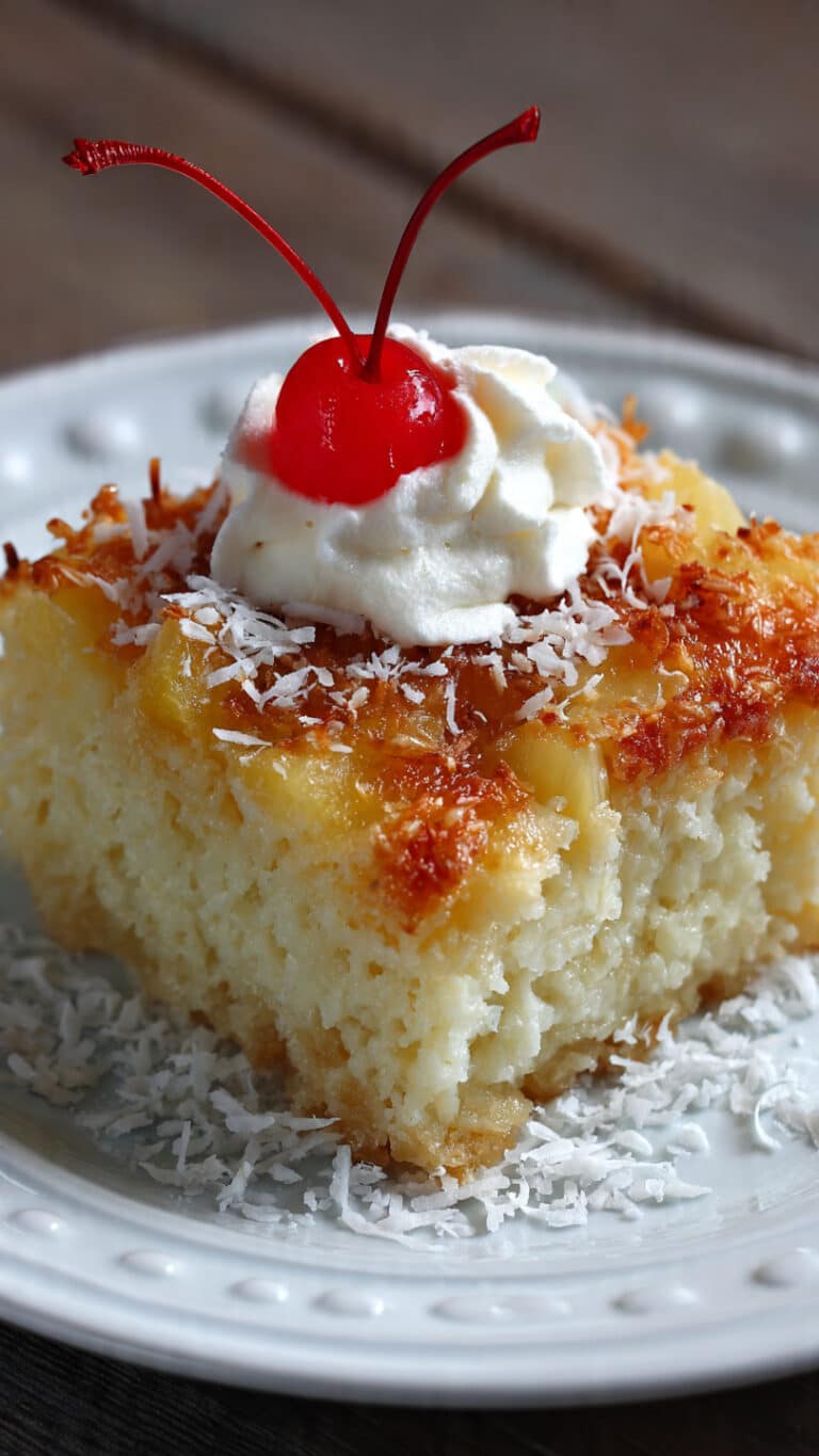 Pina Colada Dump Cake