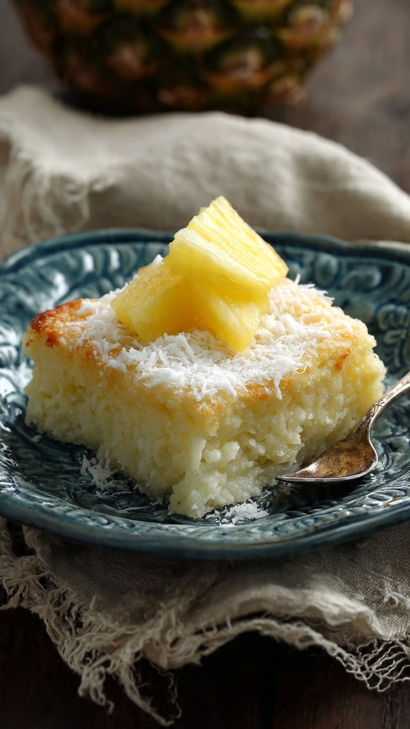 Pina Colada Dump Cake