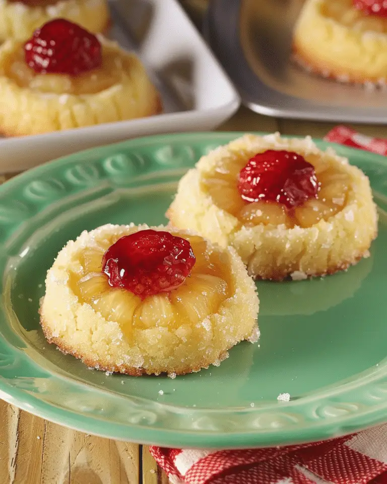 Pineapple Upside-Down Sugar Cookies