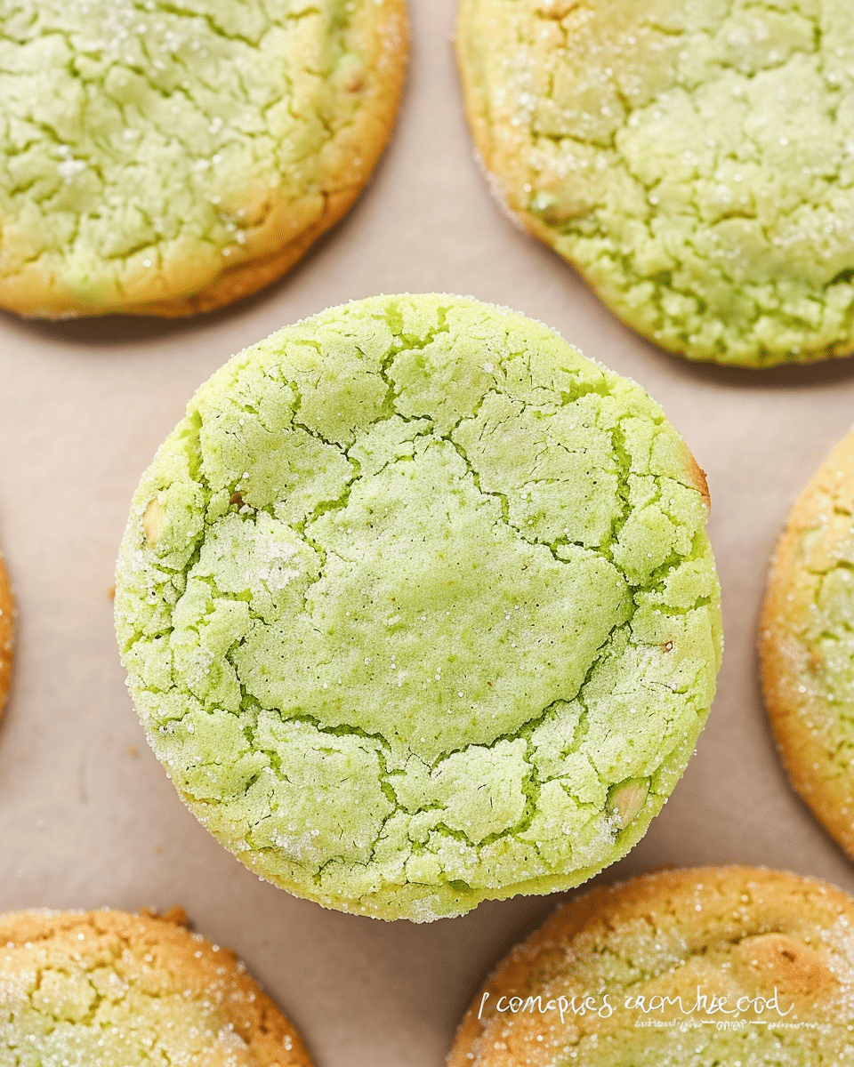 Pistachio-Cardamom Sugar Cookies Two Ways