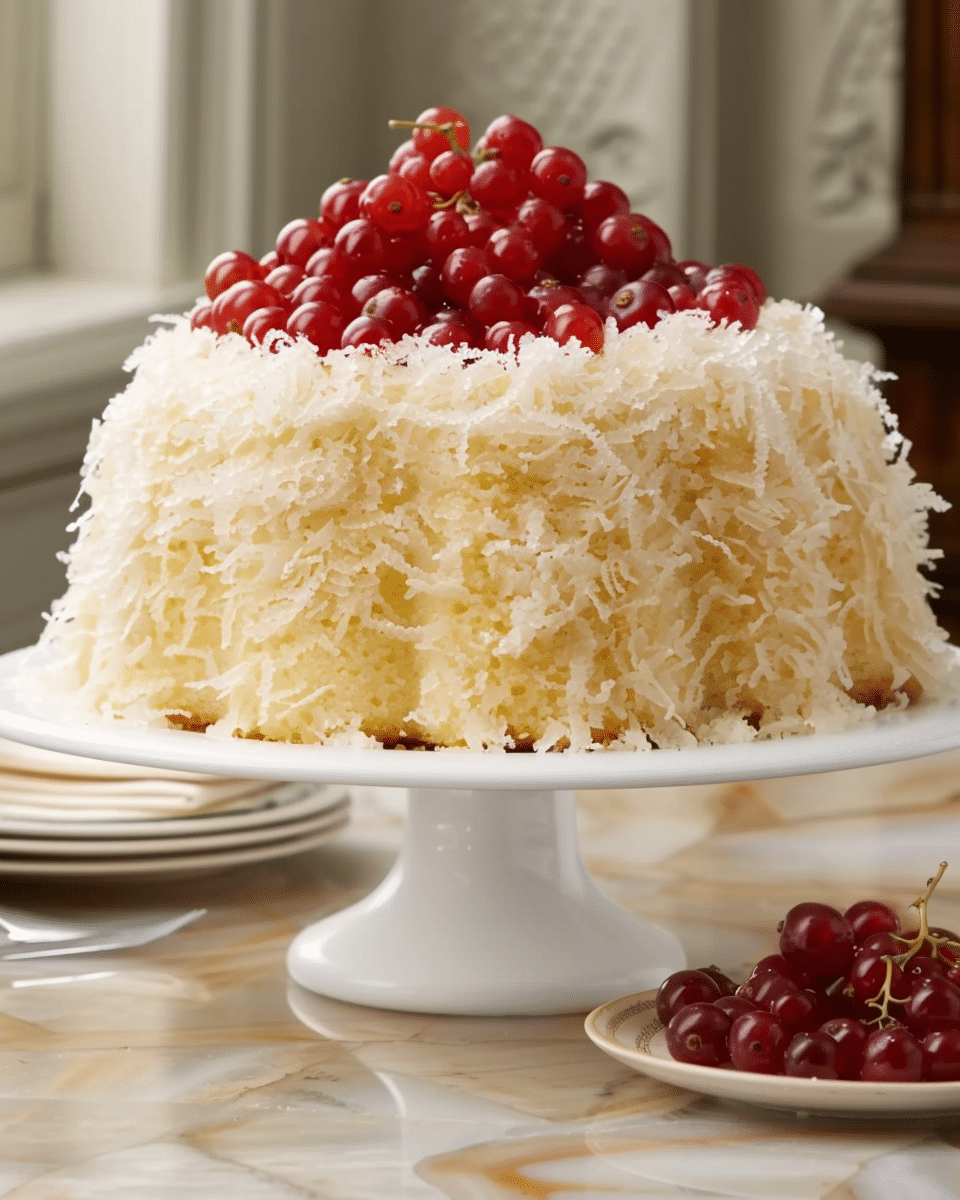 Red Currant Citrus Cake