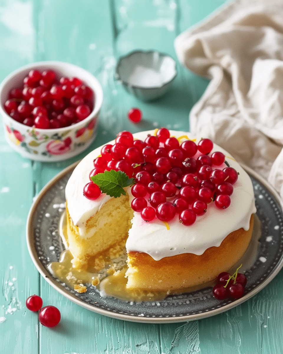 Red Currant Citrus Cake