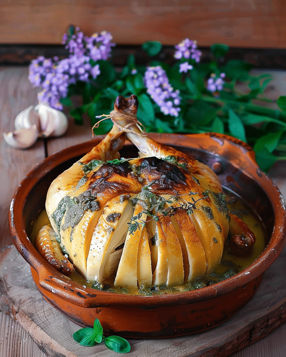 Roast Clay-Pot Lemon Chicken with Garlic and Chilli