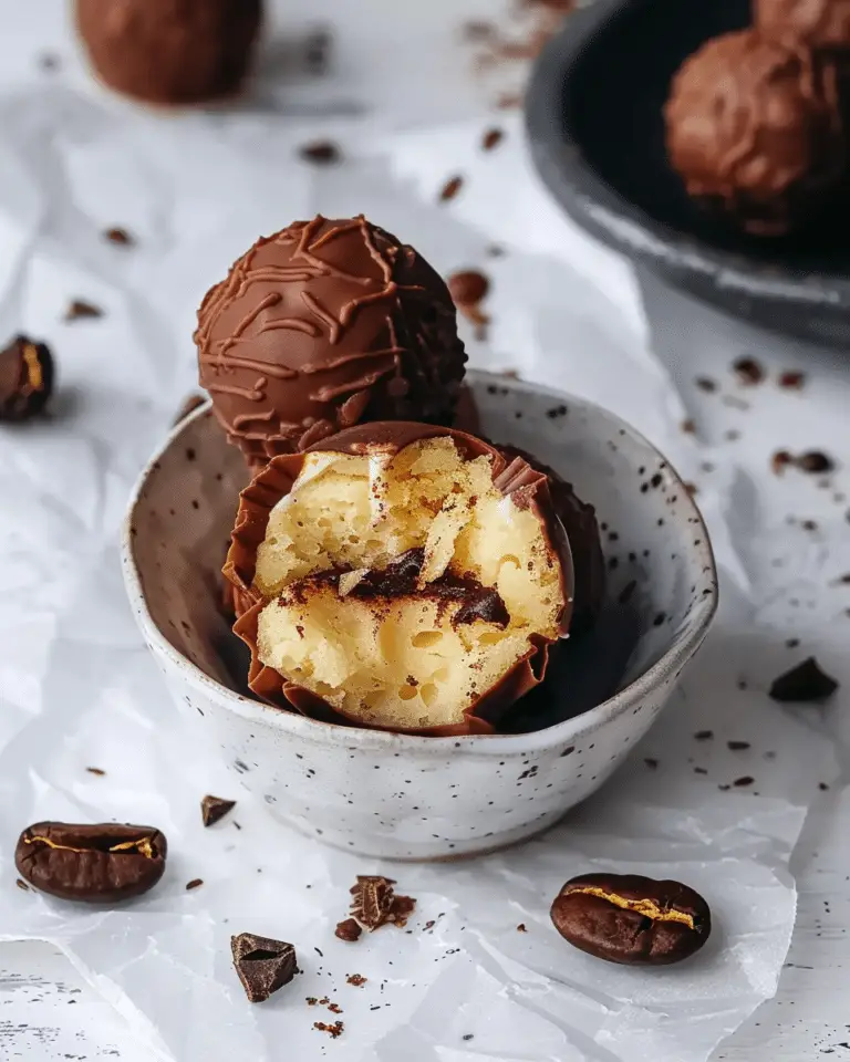 Roasted White Chocolate & Coffee Truffles