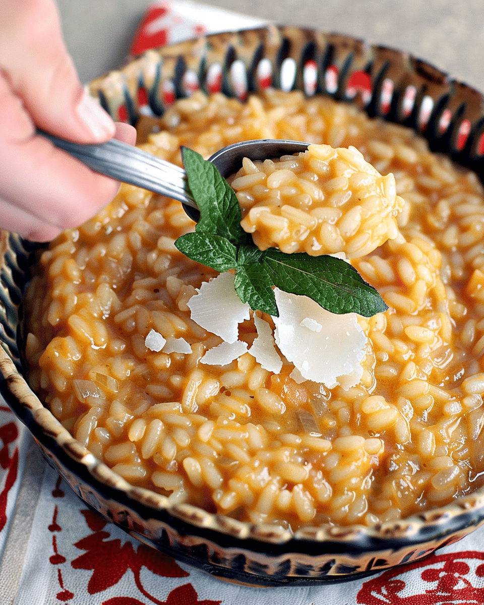 Roasted Tomato Risotto (Risotto al Pomodoro con Stracciatella)