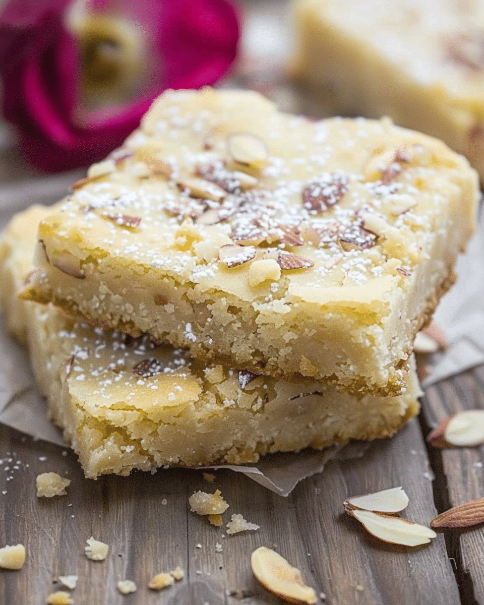 Rosewater Almond Shortbread