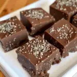 Salted Tahini Fudge