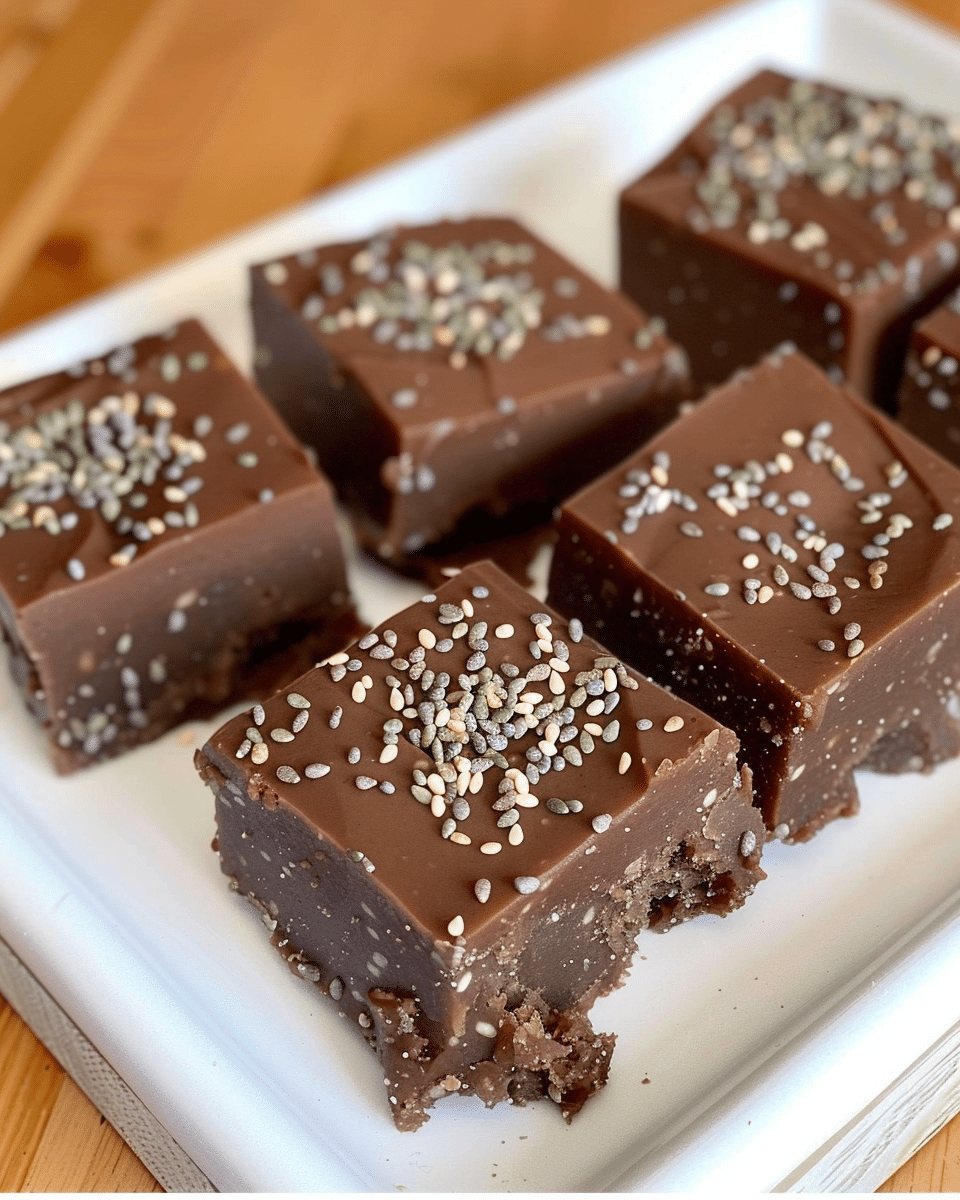 Salted Tahini Fudge