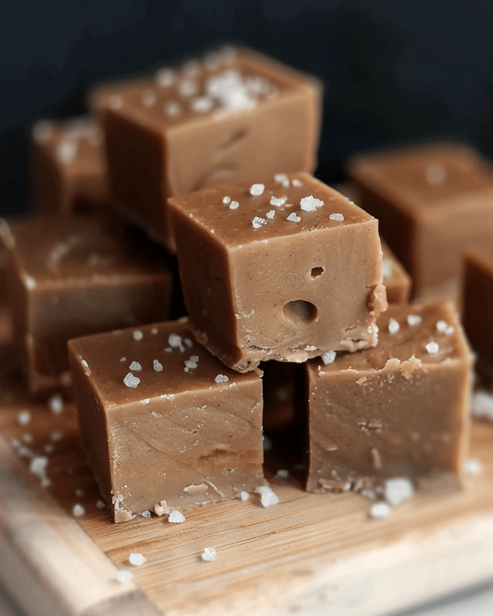 Salted Tahini Fudge