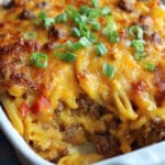 Satisfy Cravings with Cheeseburger French Fry Bake